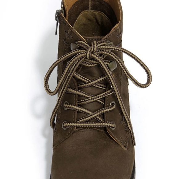 NWT Steve Madden Gobbin Brown Leather Ankle Boots - Picture 5 of 6